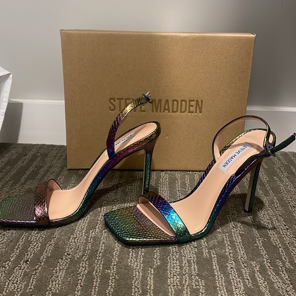 Steve Madden Rainbow Crocodile Heels - Picture 3 of 3
